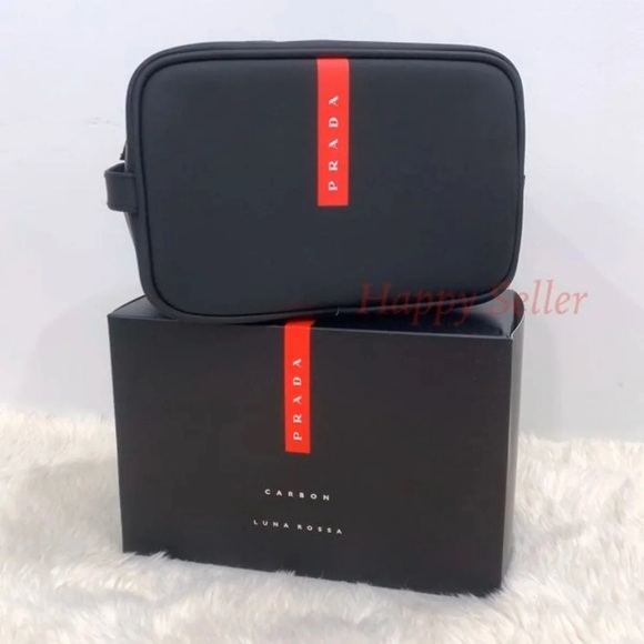 Prada Pouch Clutch Bag Makeup Kit Organizer Case